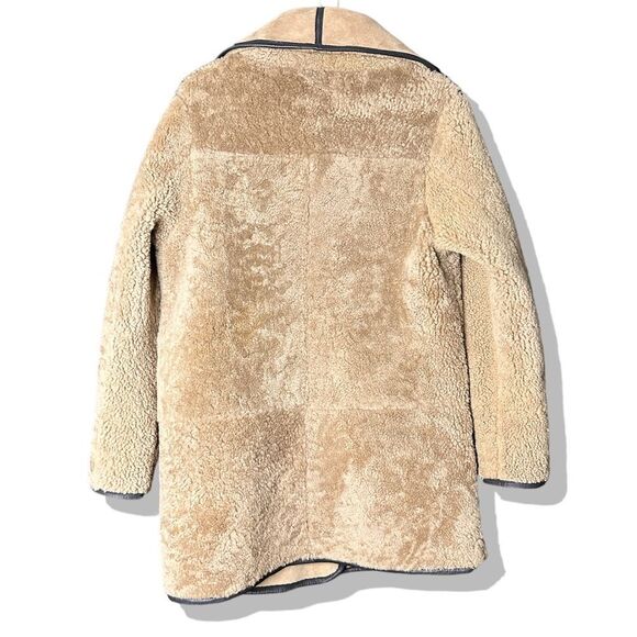 Free People x Nicholas K Alpine Reversible Sheepskin Shearling Leather Fur Coat - Picture 7 of 16